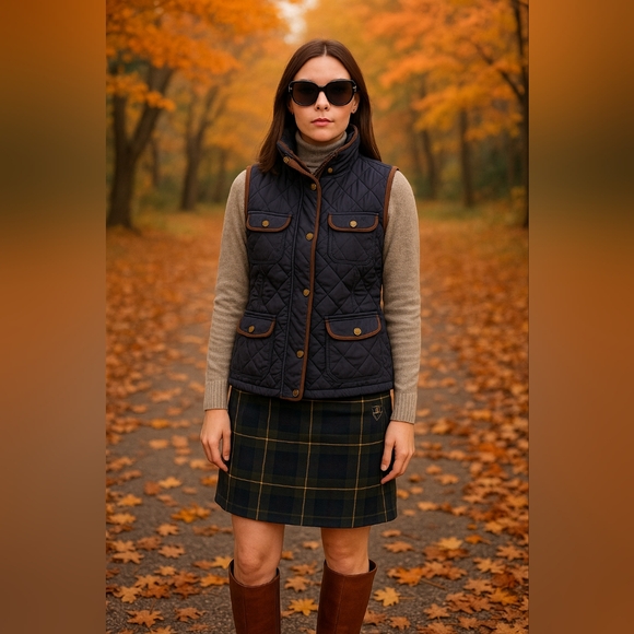 Plaid A-Line Skirt - Picture 2 of 7